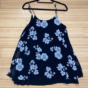Floral Print Shift Dress